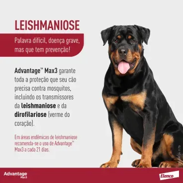 Advantage Max3 ate 4kg - 3 pip - Repele mosquitos